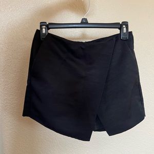 Topshop Black Mini Skort